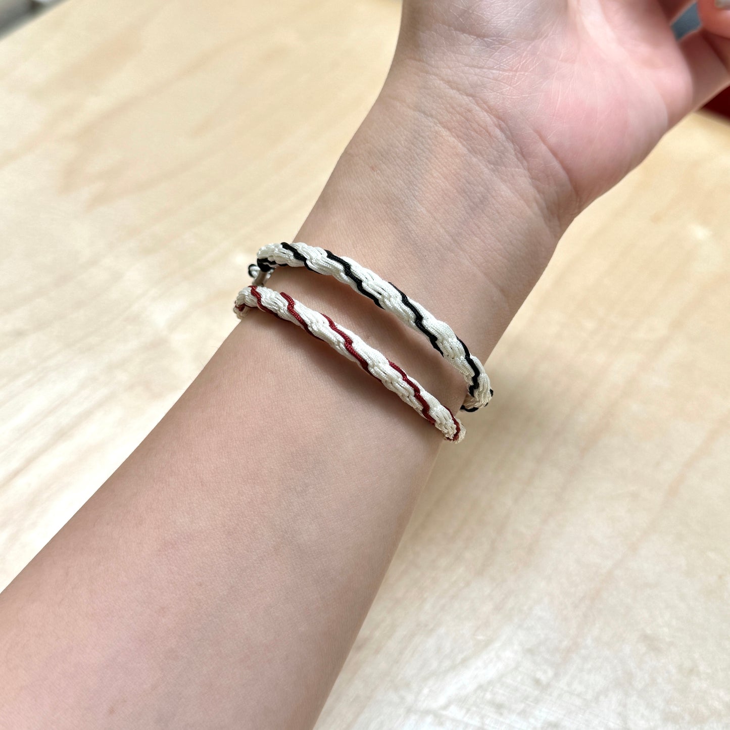 Handmade Eternal Loop Braided Bracelet | Nylon Cord Couple Bracelet | Friendship Bracelet | Made to Order