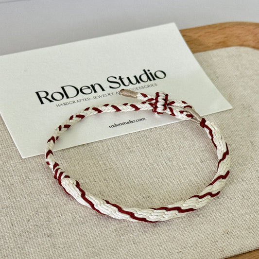 Handmade Eternal Loop Braided Bracelet | Nylon Cord Couple Bracelet | Friendship Bracelet | Made to Order