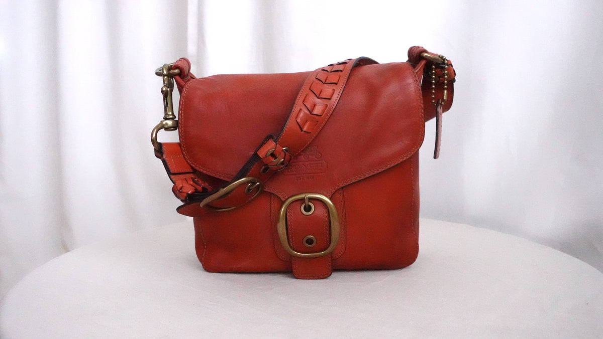 Coach Bleecker Leather Large Flap Bag