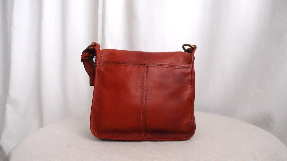 Coach Bleecker Leather Large Flap Bag