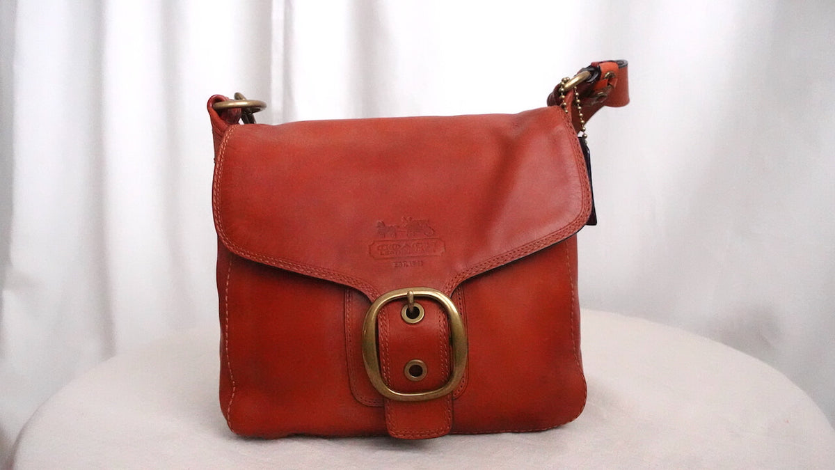 Coach Bleecker Leather Large Flap Bag
