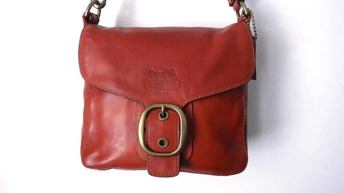 Coach Bleecker Leather Large Flap Bag