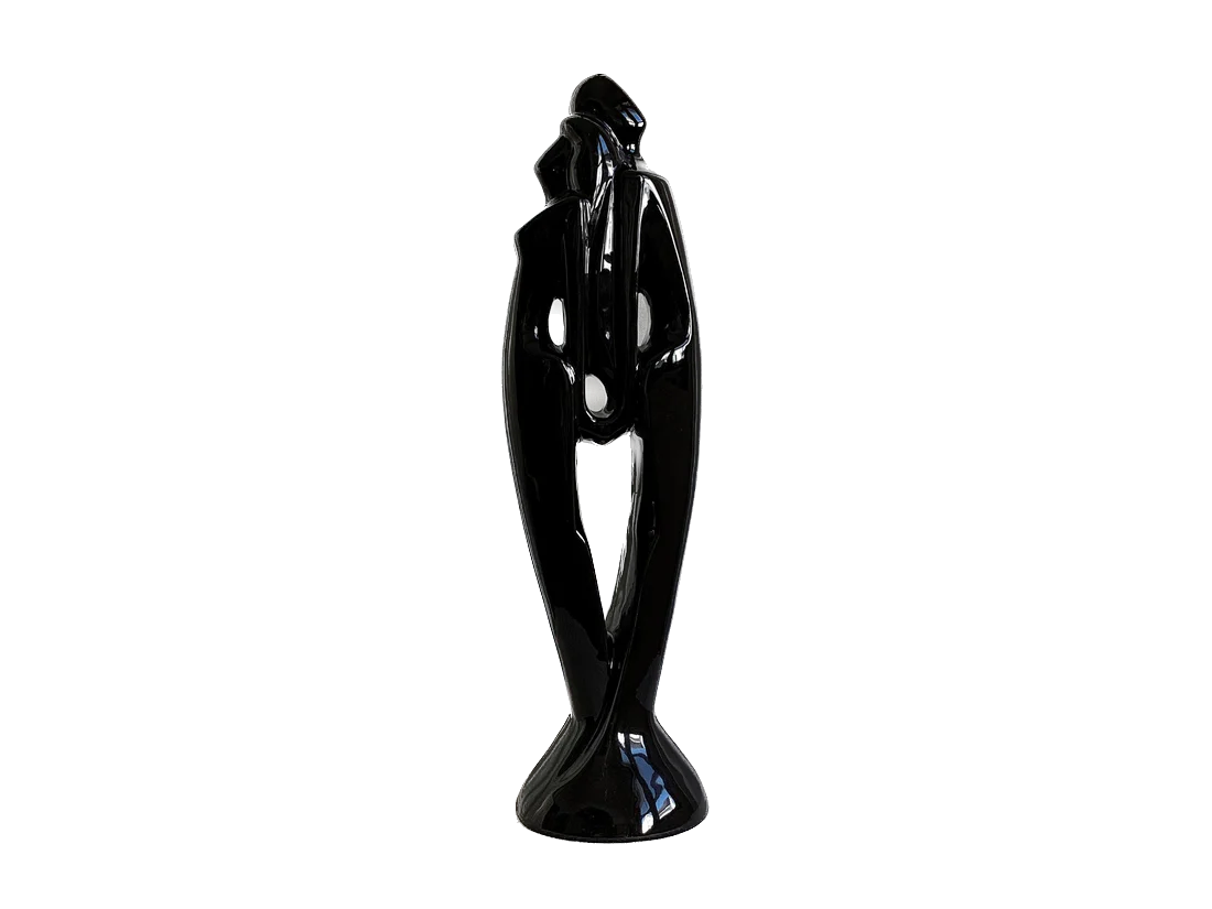 Royal Haeger Lover’s Statue, Black