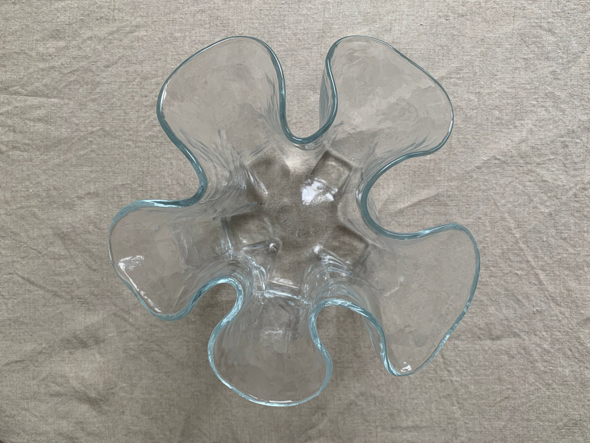 MUURLA Finland Wavy Handkerchief Glass Vase