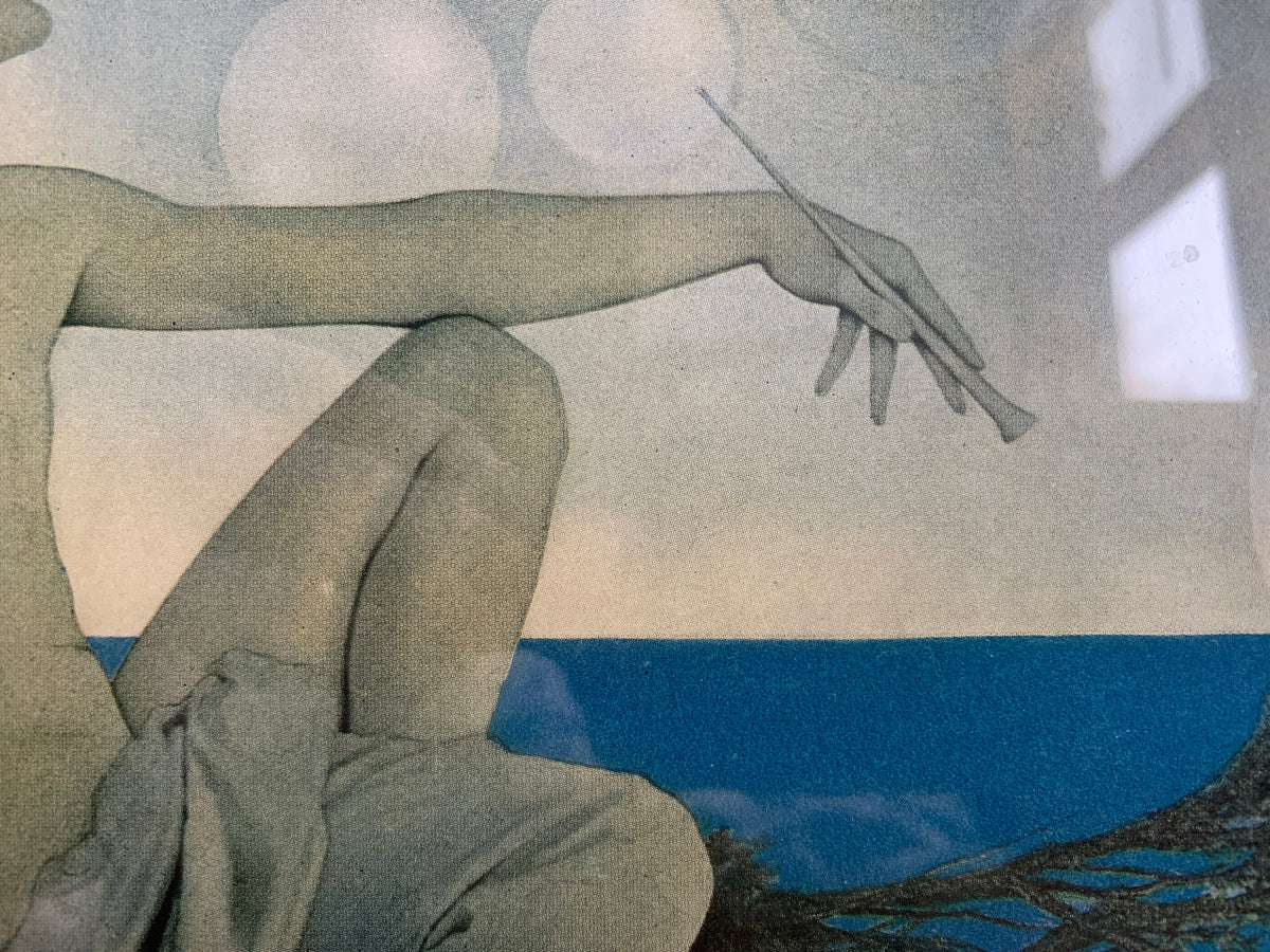 Air Castles Print by Maxfield Parrish, Framed, Early 20th Century, Art Nouveau 1904