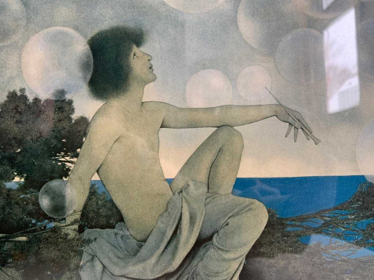 Air Castles Print by Maxfield Parrish, Framed, Early 20th Century, Art Nouveau 1904
