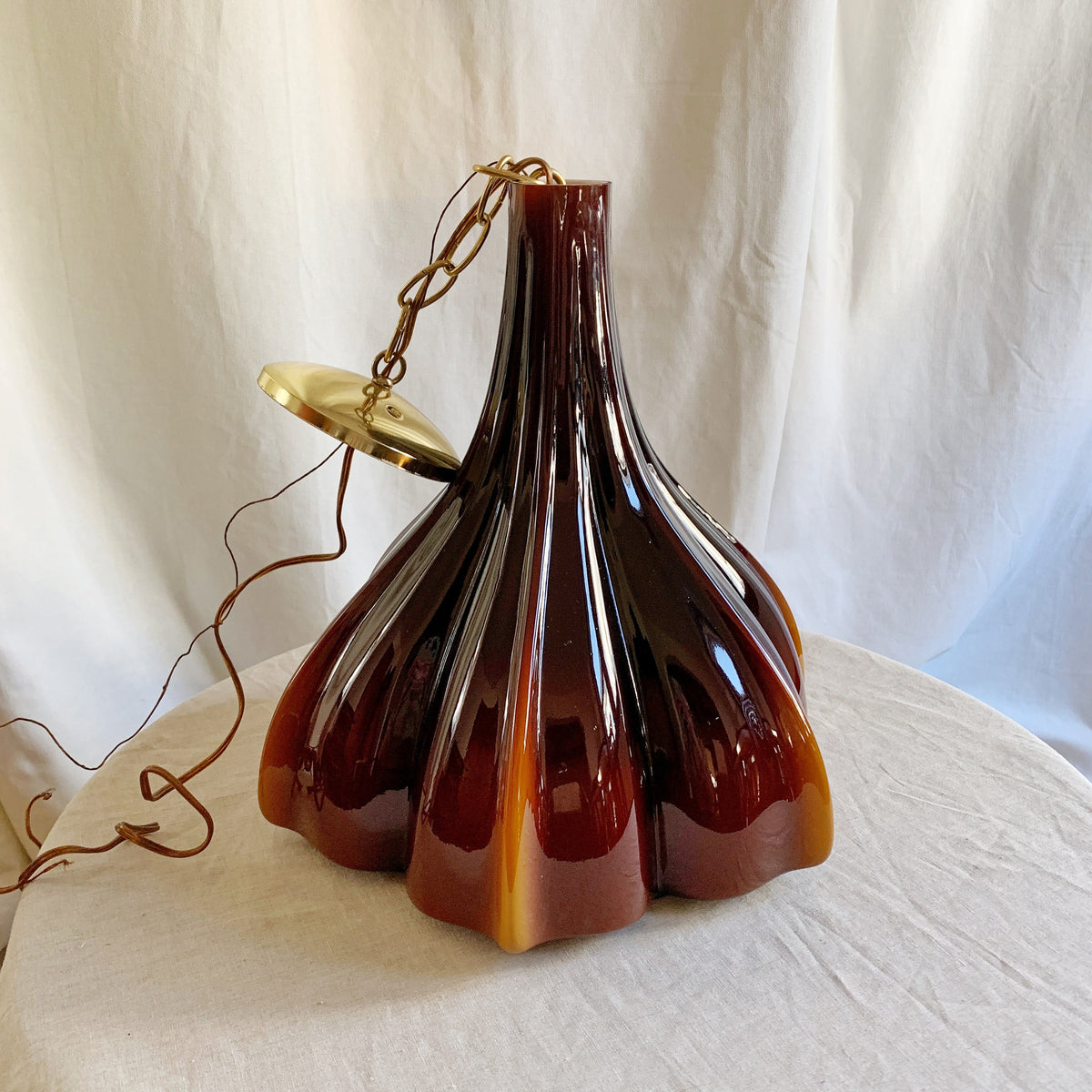 Peill & Putzler Flower Shaped Pendant Light, 1970s Germany