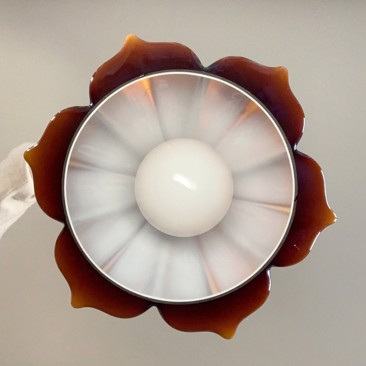 Peill & Putzler Flower Shaped Pendant Light, 1970s Germany