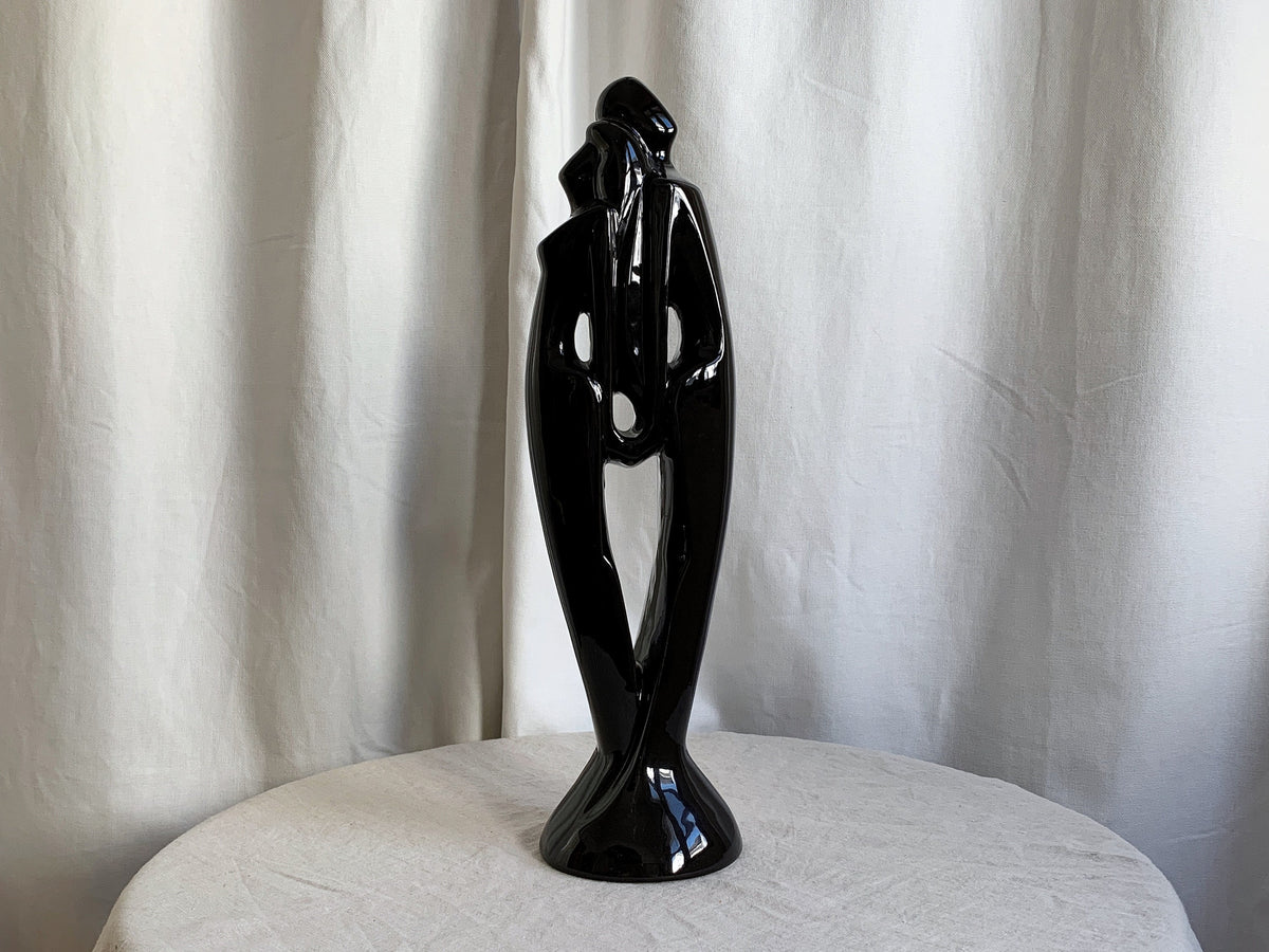 Royal Haeger Lover’s Statue, Black