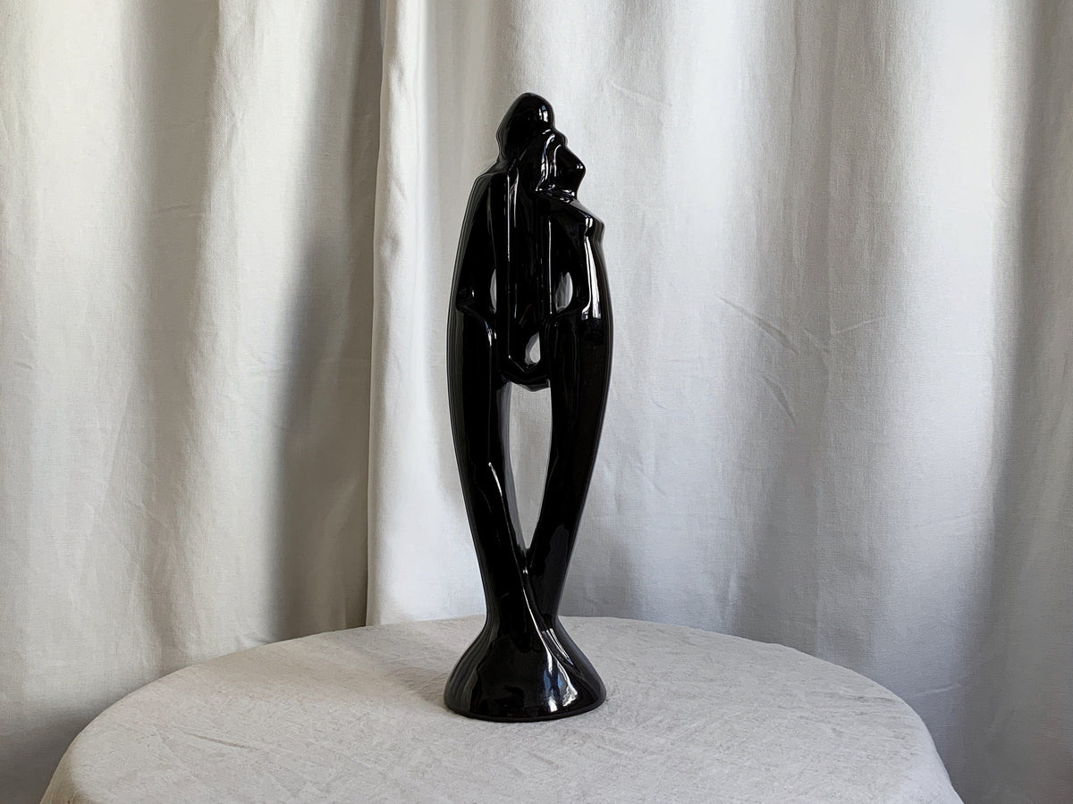 Royal Haeger Lover’s Statue, Black