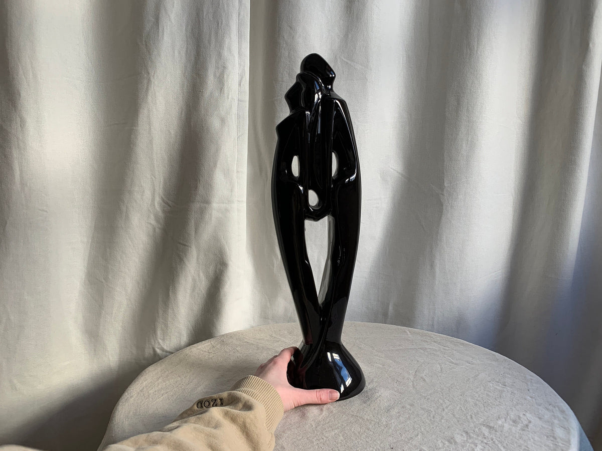 Royal Haeger Lover’s Statue, Black